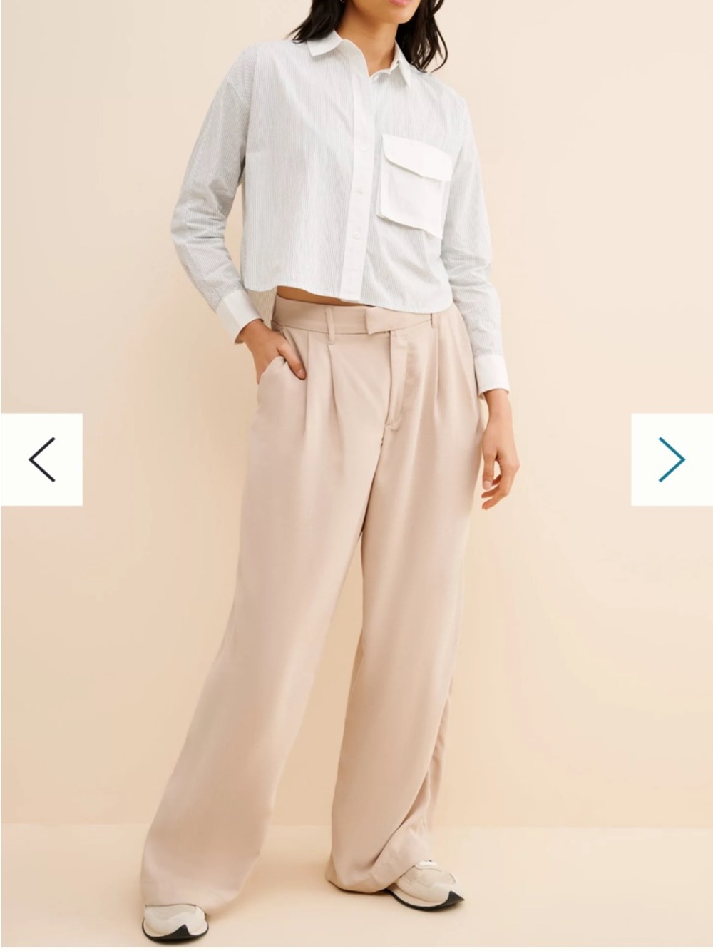 Madewell - Women’s Utility Cropped Shirt (Size L) - Picture 11 of 11